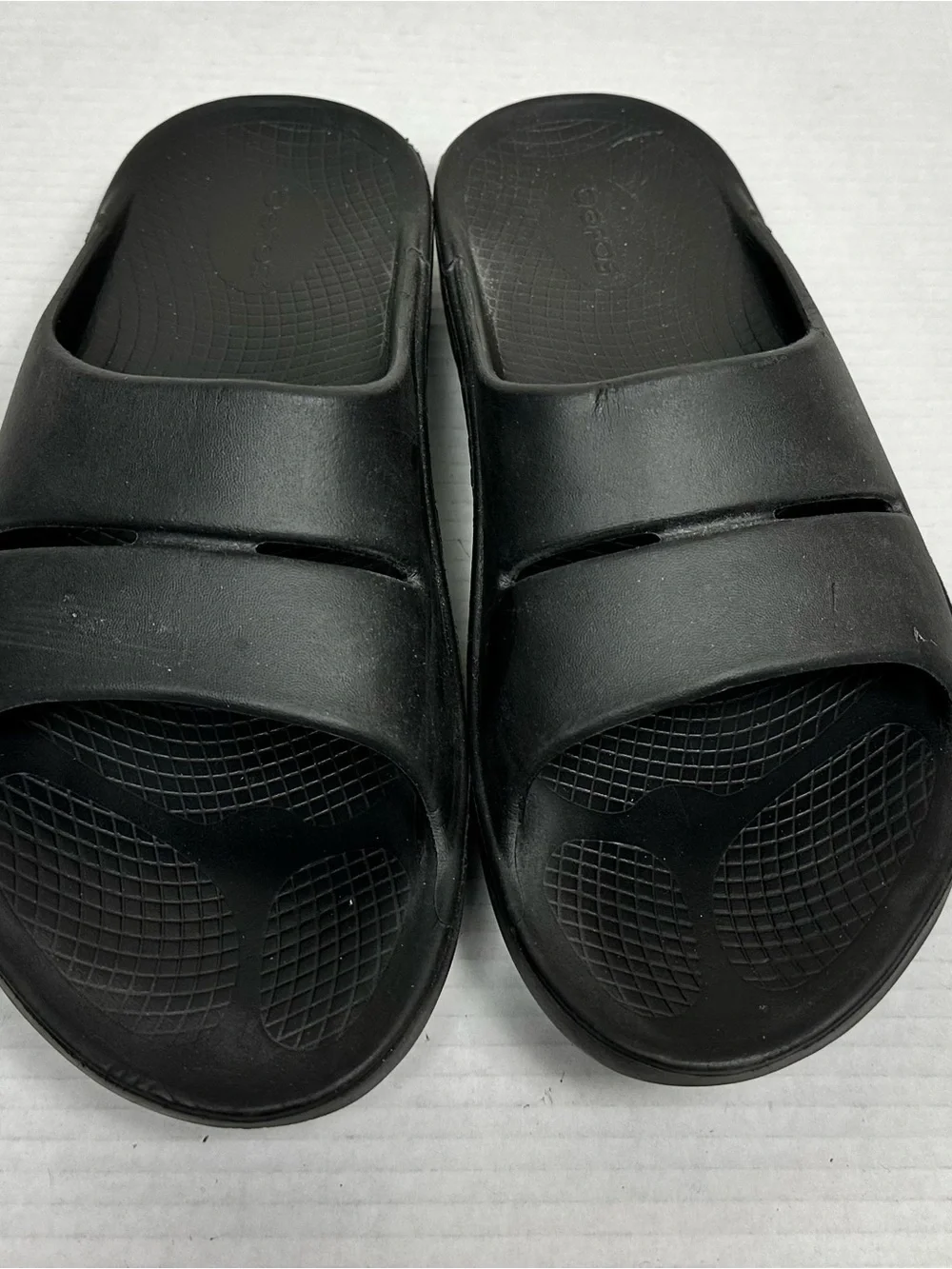 OOFOS OOahh SLIDE UNISEX Slip-On Slide Sandals - Cushioned Comfort Size 9.0